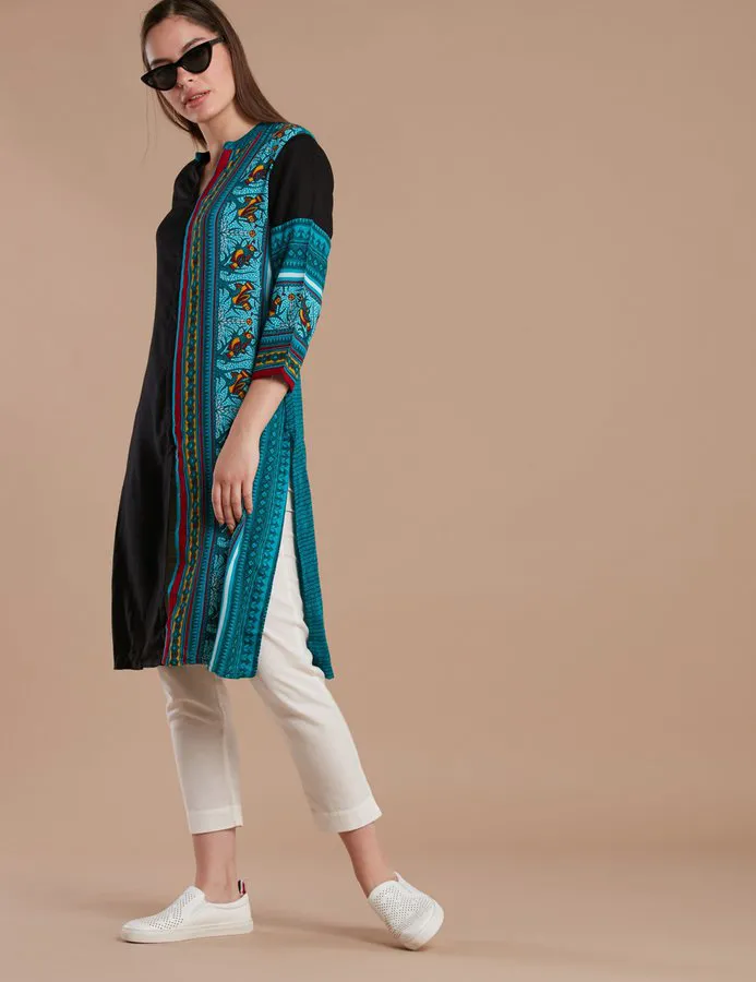 half kurta shirt