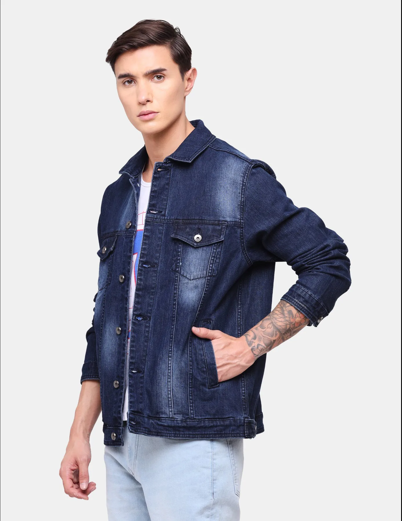 indigo jacket