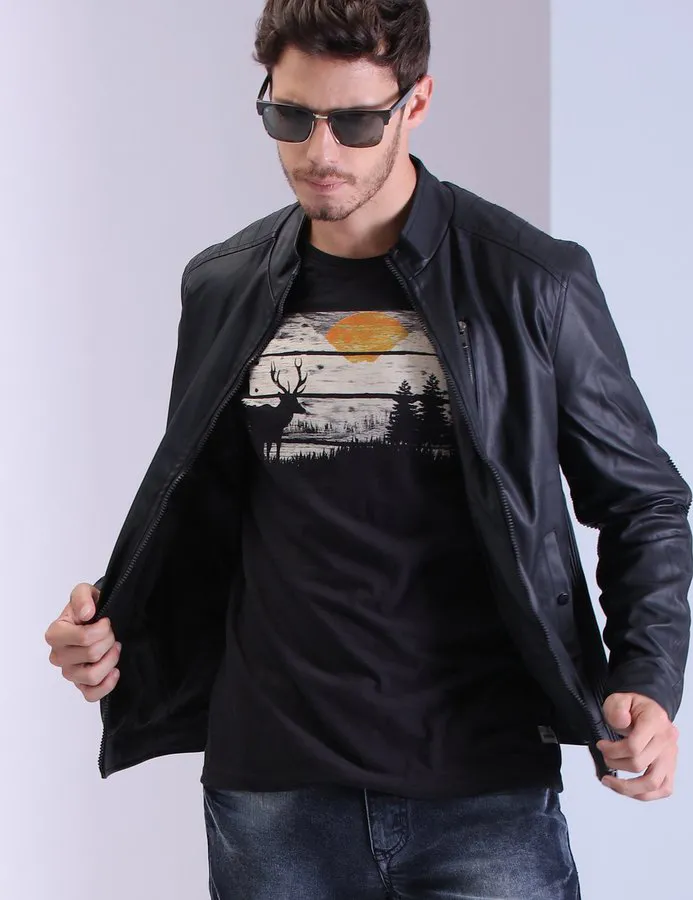 wrogn biker jacket