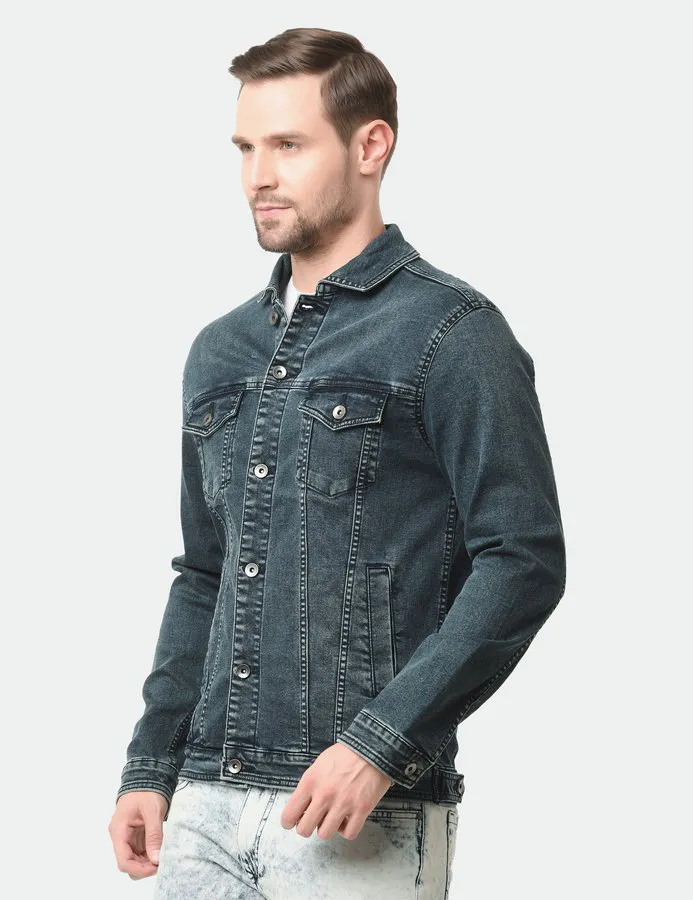 Wrogn DARK BLUE SLIM 3/1 TWILL DENIM-JACKET