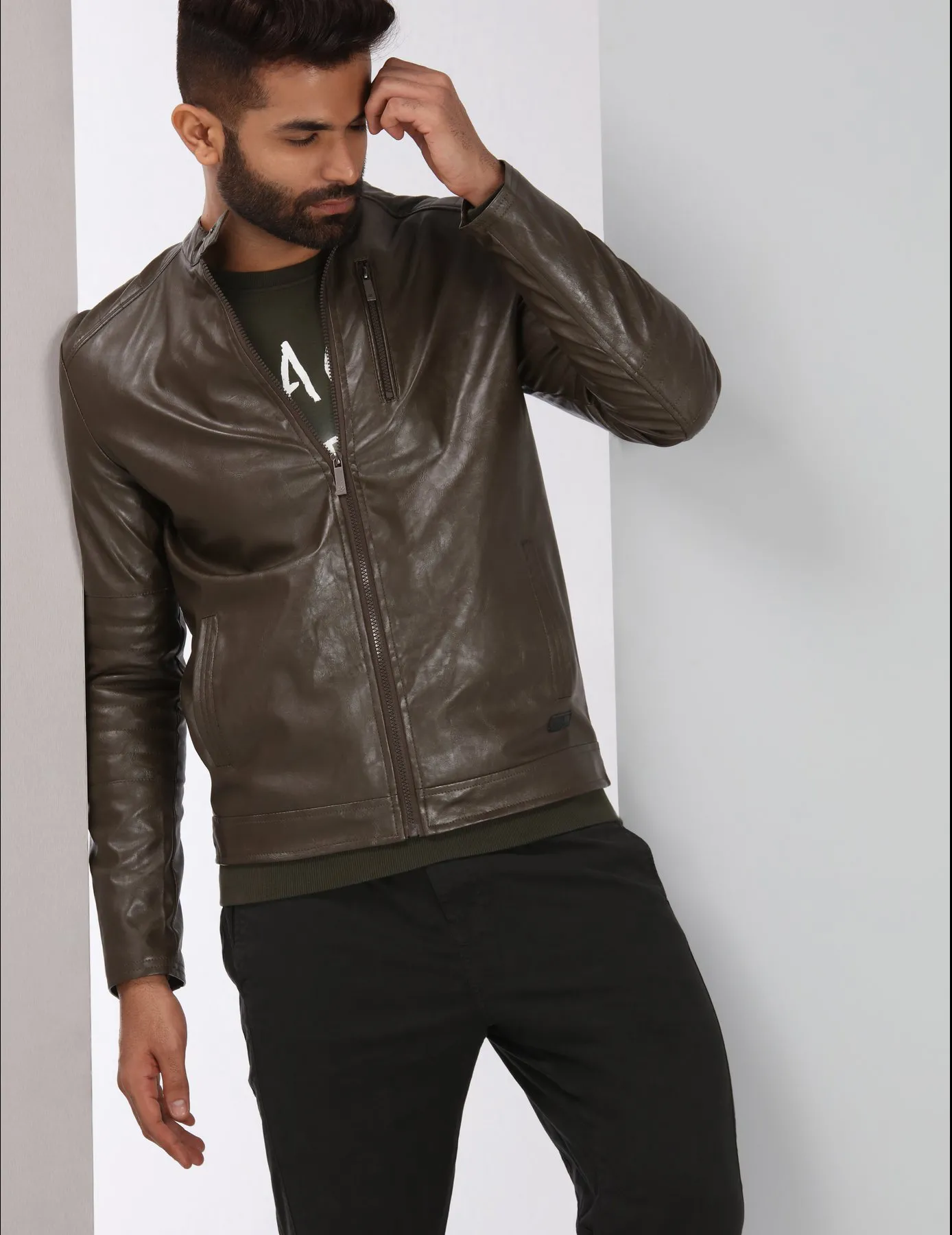 wrogn biker jacket