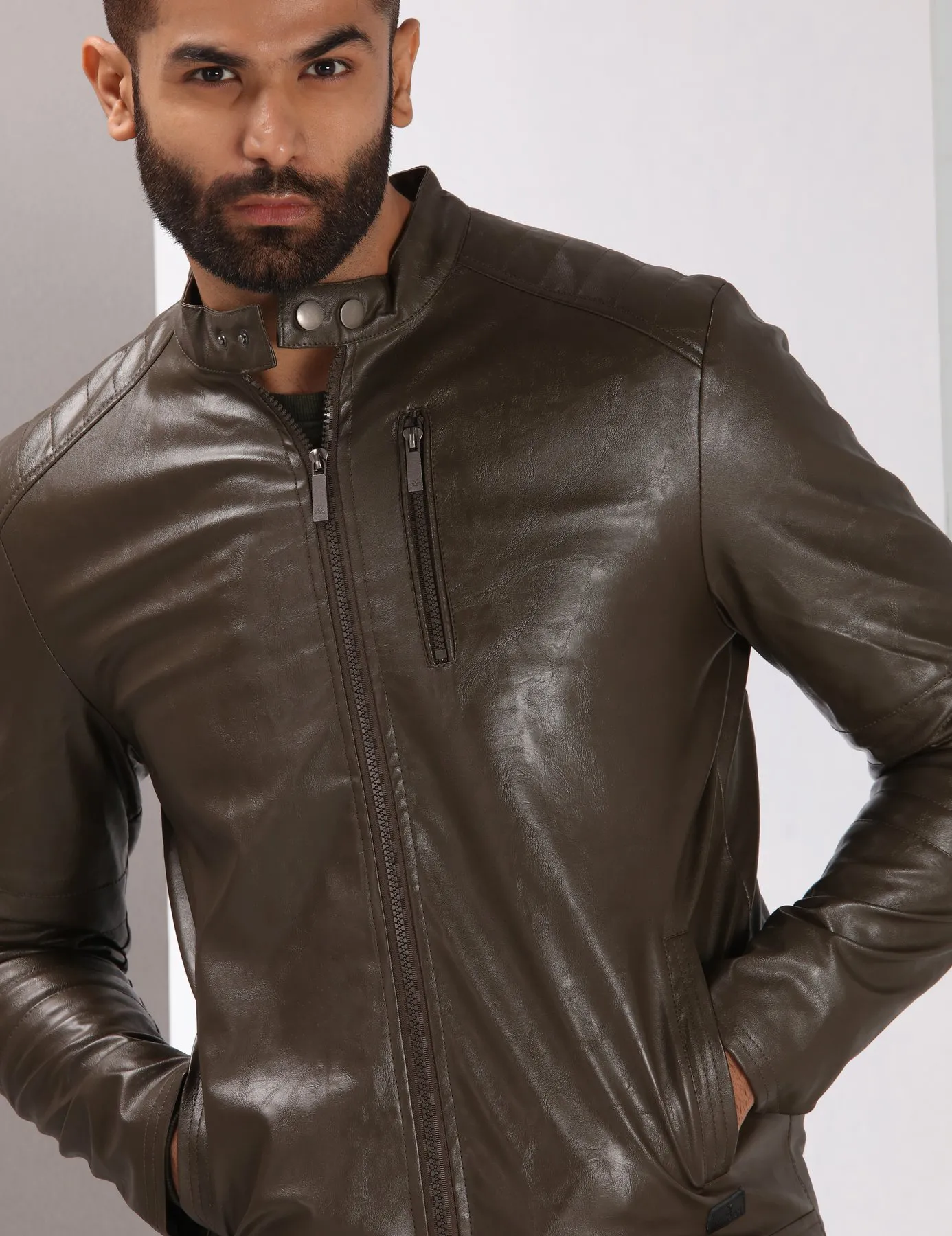 wrogn biker jacket