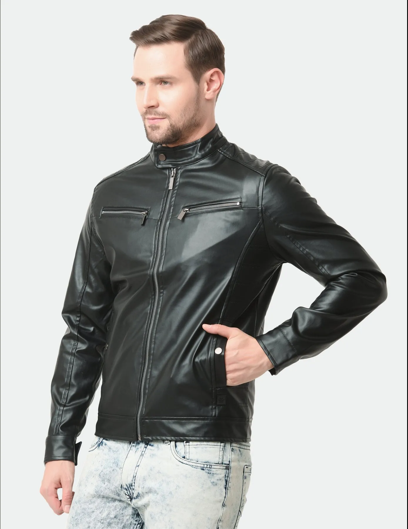 wrogn biker jacket